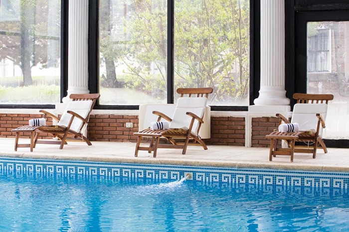 swiming pool at Unigue luxury hotel